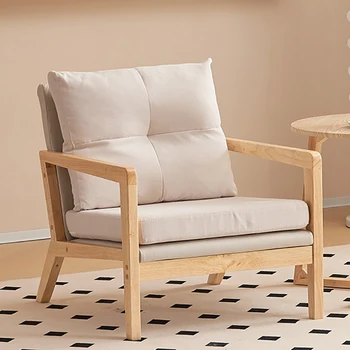 רצפת עץ עצלן הכיסא ספה גן נורדי מבטא הכיסא בסלון טרקלין עיצוב הבית Sillas פארא Comedor ריהוט הסלון.